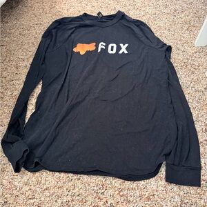 Fox Racing Black Crew Neck Shirt